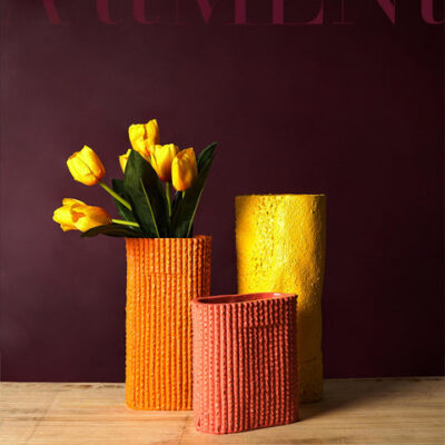 Resin Riot Of Colour Vase