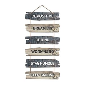 Artvibes Decorative Wall Hanging Wooden Art Decoration item for Living Room | Bedroom | Home Decor | Gifts | Quotes Decor Item | Wall Art For Hall | Mdf Wall Decoration,Set of 6(WH_3231NN)