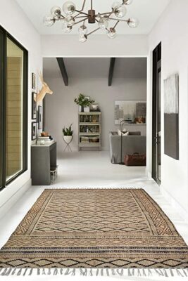 Handemade 4X6 Ft Jaipur 100% Cotton Block Printed Rug/Carpet