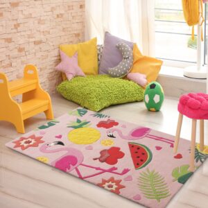 Tropical Flamingoes Rug