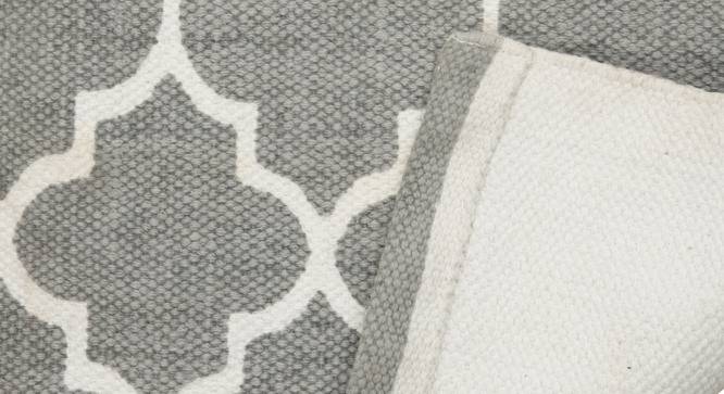 Blue Geometrics Handmade Cotton Carpet