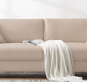Daroo 3 Seater Sofa In Camel Beige Colour