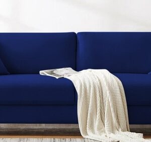 Daroo 3 Seater Sofa In Imperial Blue Colour