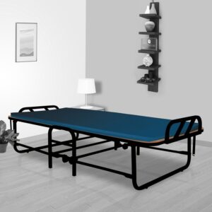 Freddie Roll-Away Single Bed in Black Finish